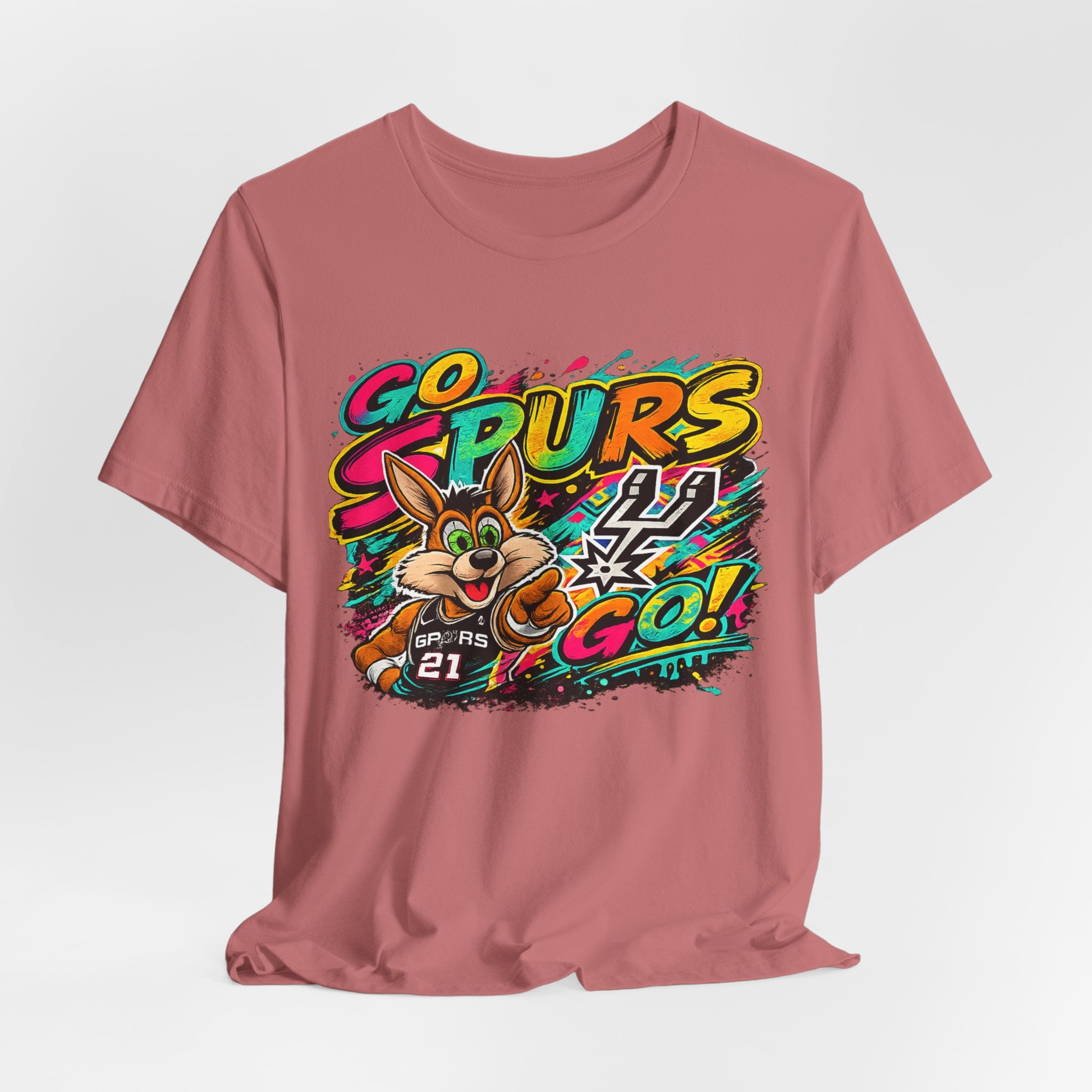 Spurs Mascot 'Go Spurs Go!' Graphic T-Shirt