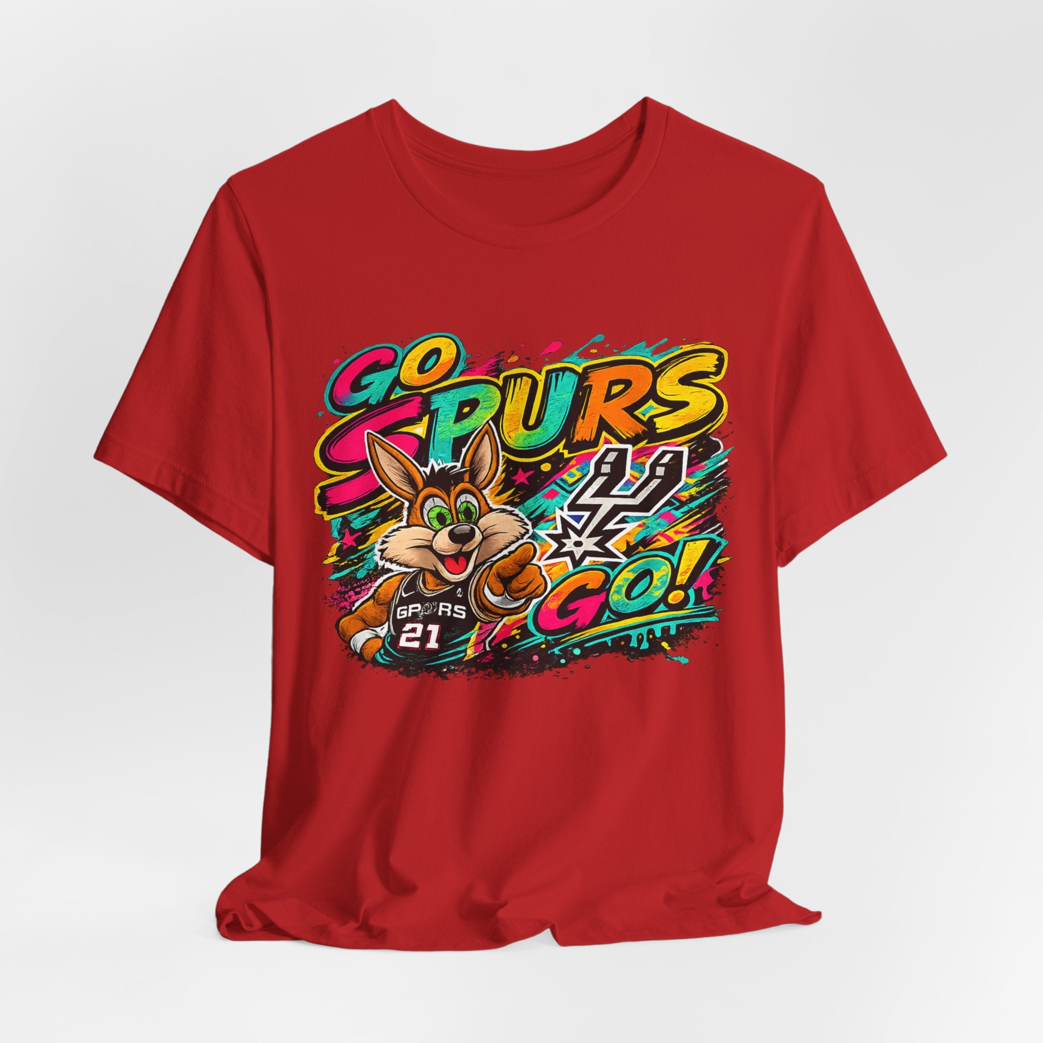 Spurs Mascot 'Go Spurs Go!' Graphic T-Shirt