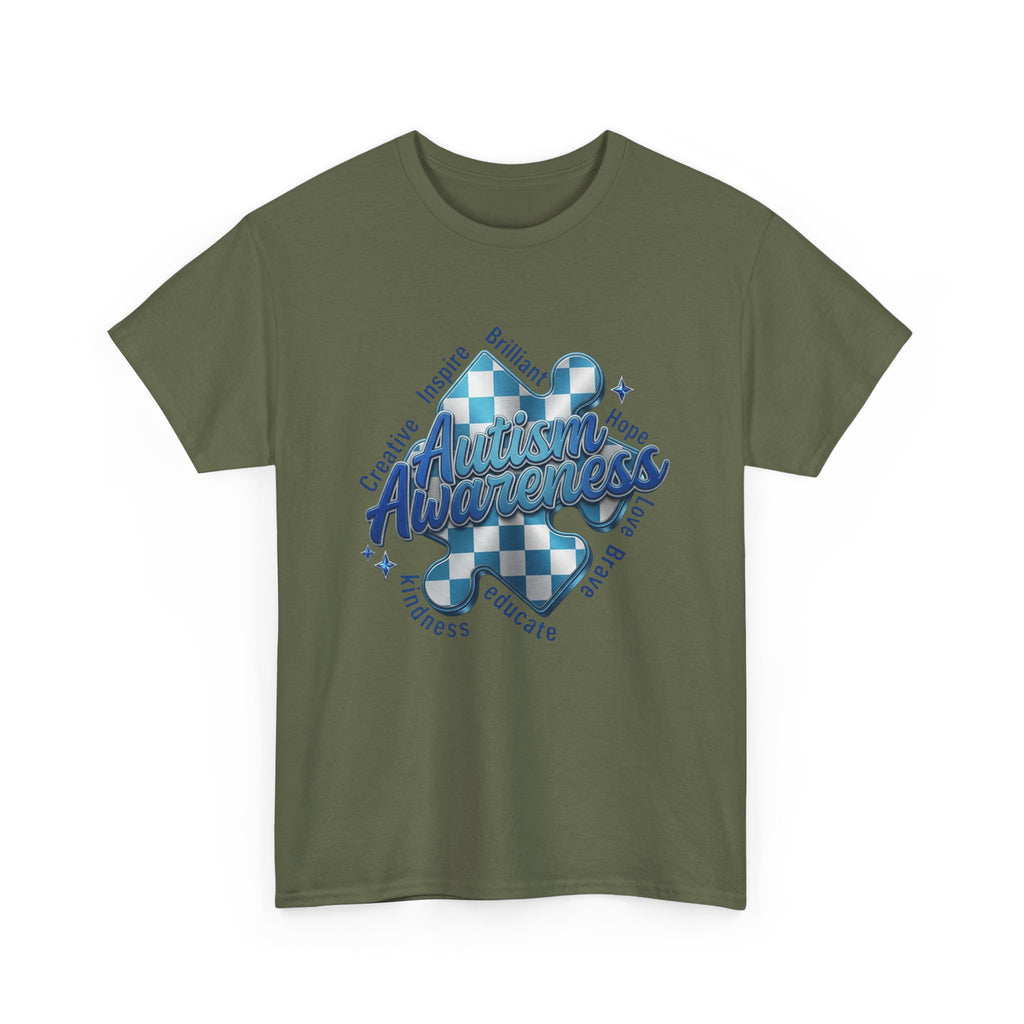 Autism Awareness Puzzle Tee — Celebrate, Educate, Support