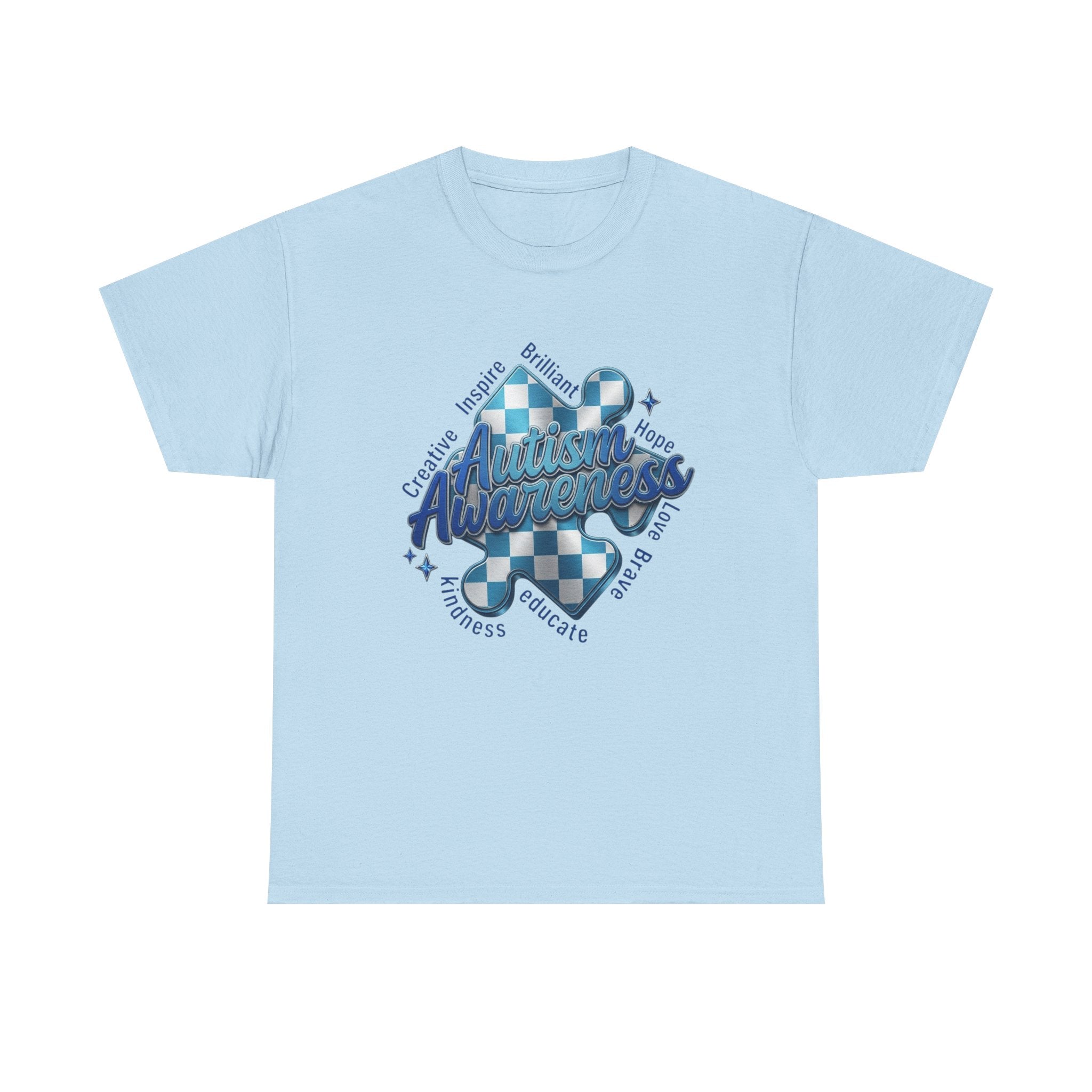 Autism Awareness Puzzle Tee — Celebrate, Educate, Support