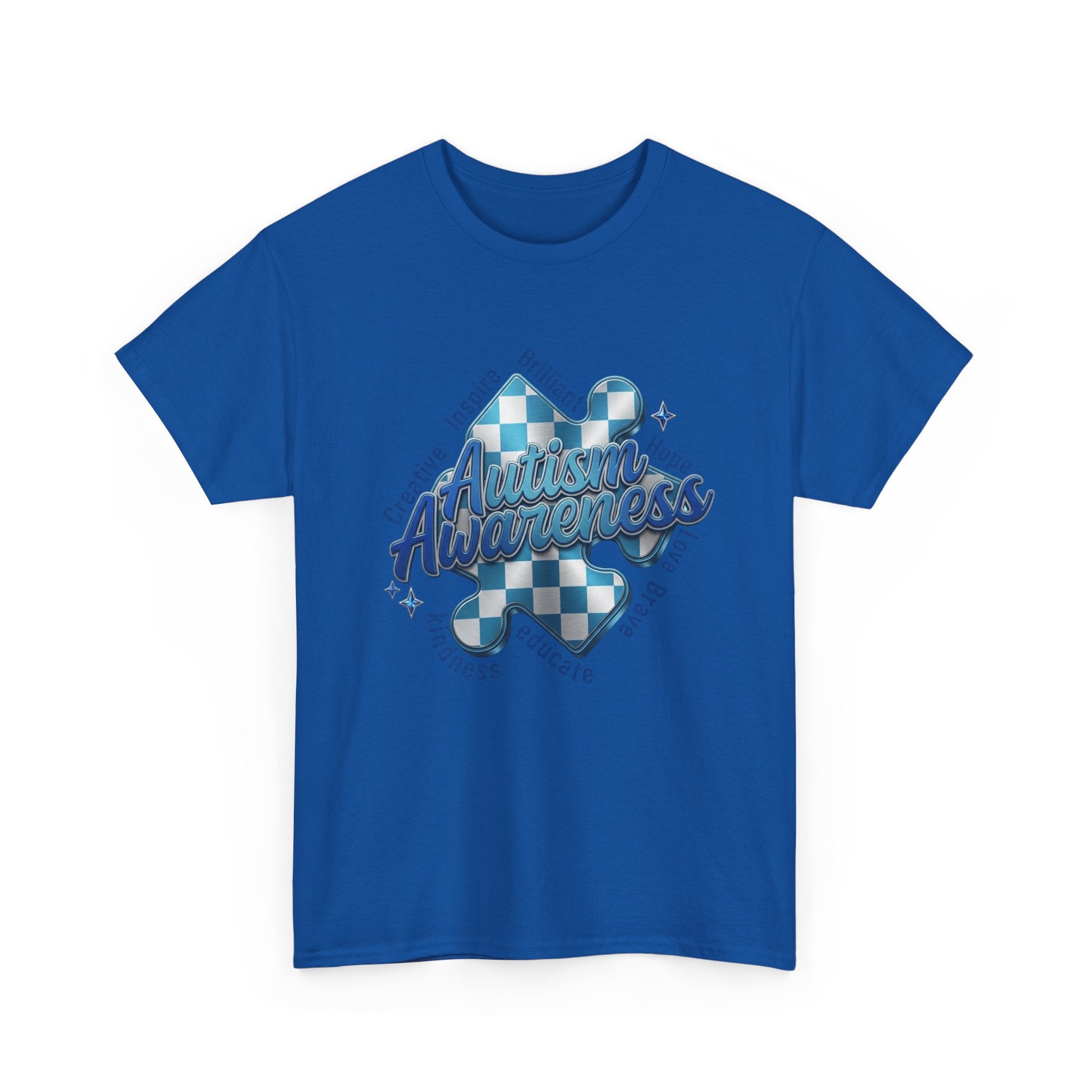 Autism Awareness Puzzle Tee — Celebrate, Educate, Support