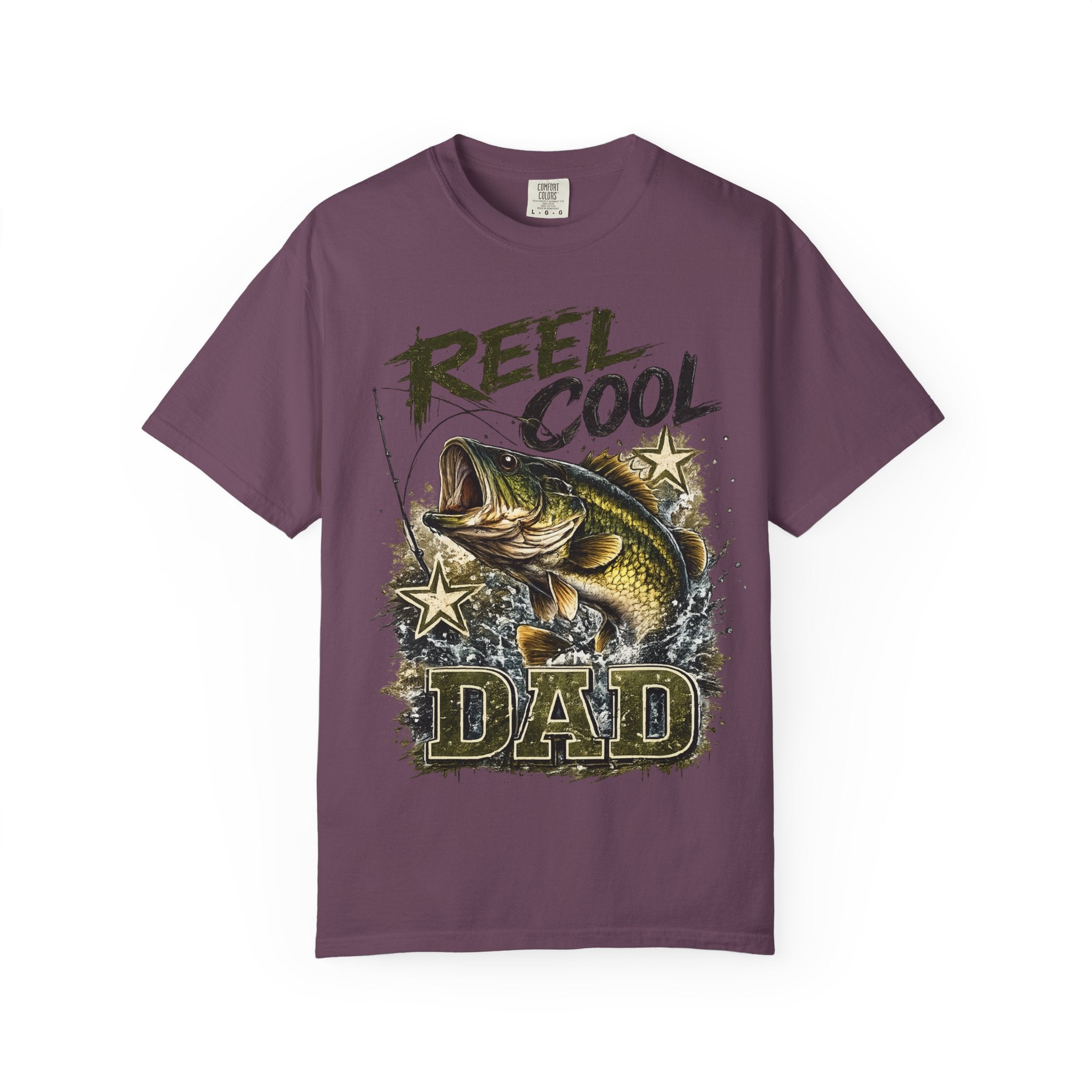 Reel Cool Dad T-Shirt — Bass Fishing Graphic Tee for Fisherman Fathers