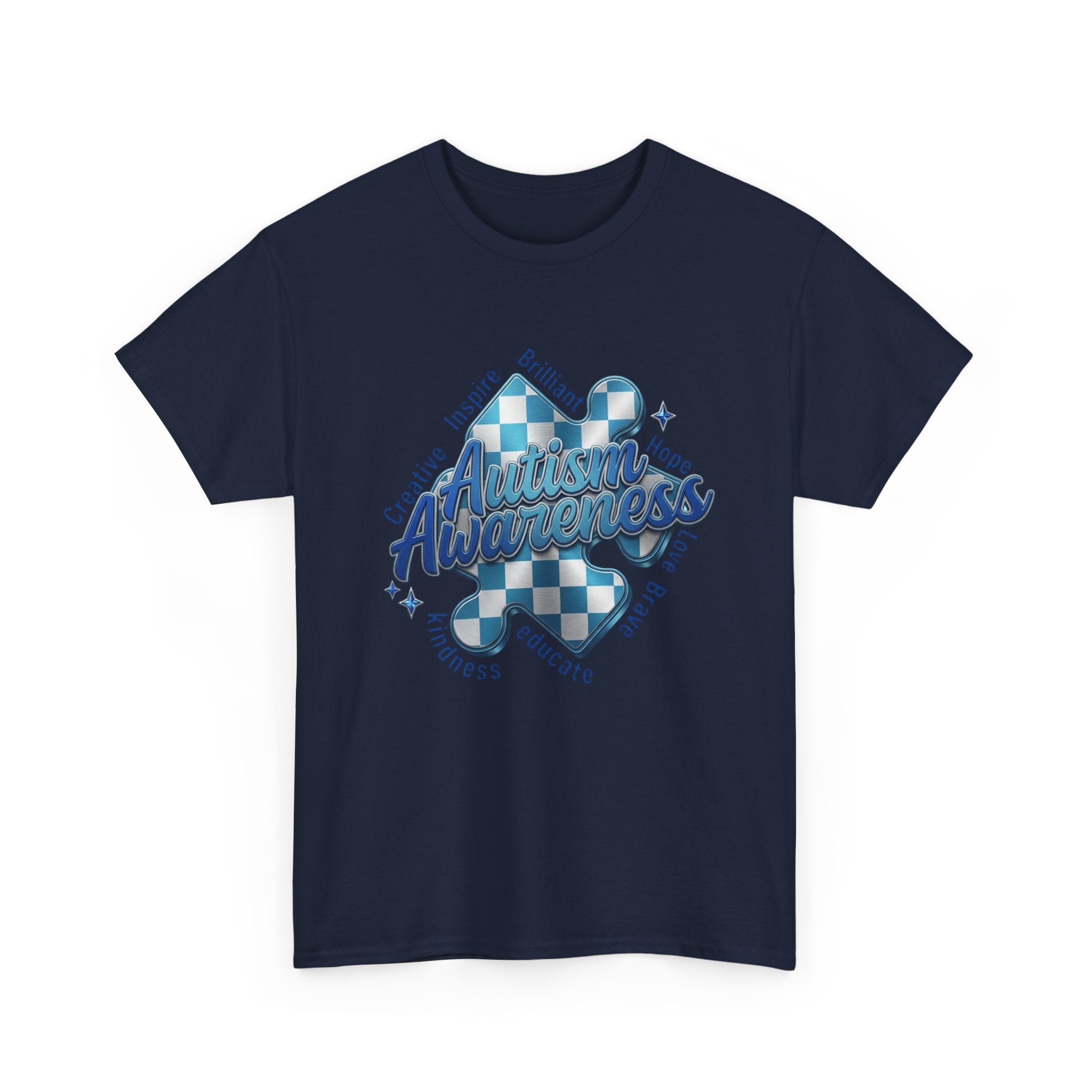 Autism Awareness Puzzle Tee — Celebrate, Educate, Support