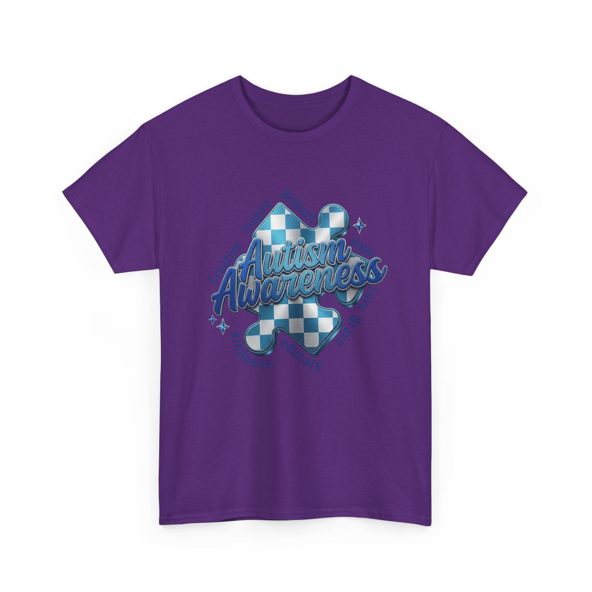 Autism Awareness Puzzle Tee — Celebrate, Educate, Support