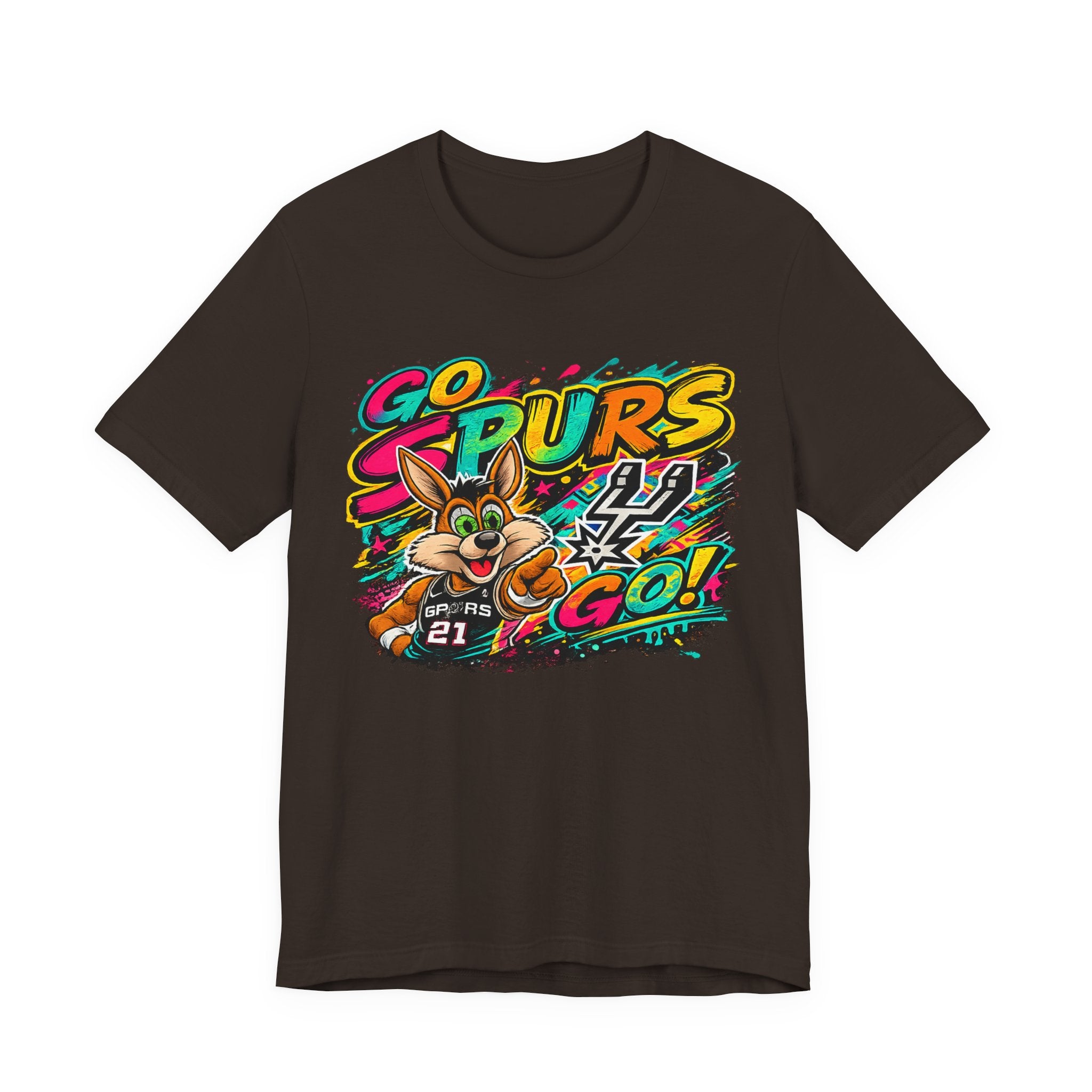 Spurs Mascot 'Go Spurs Go!' Graphic T-Shirt