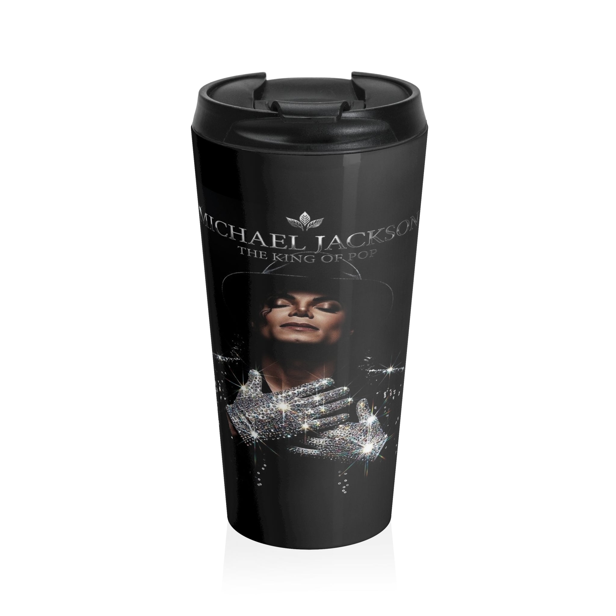 Michael Jackson 'King of Pop' Stainless Steel Travel Mug