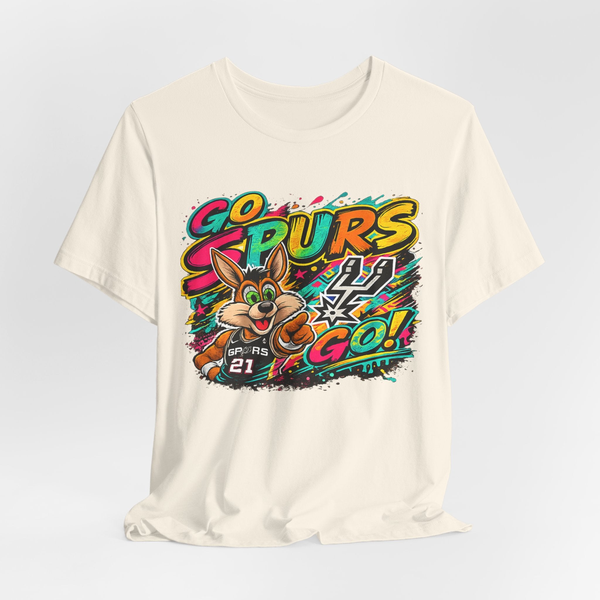 Spurs Mascot 'Go Spurs Go!' Graphic T-Shirt