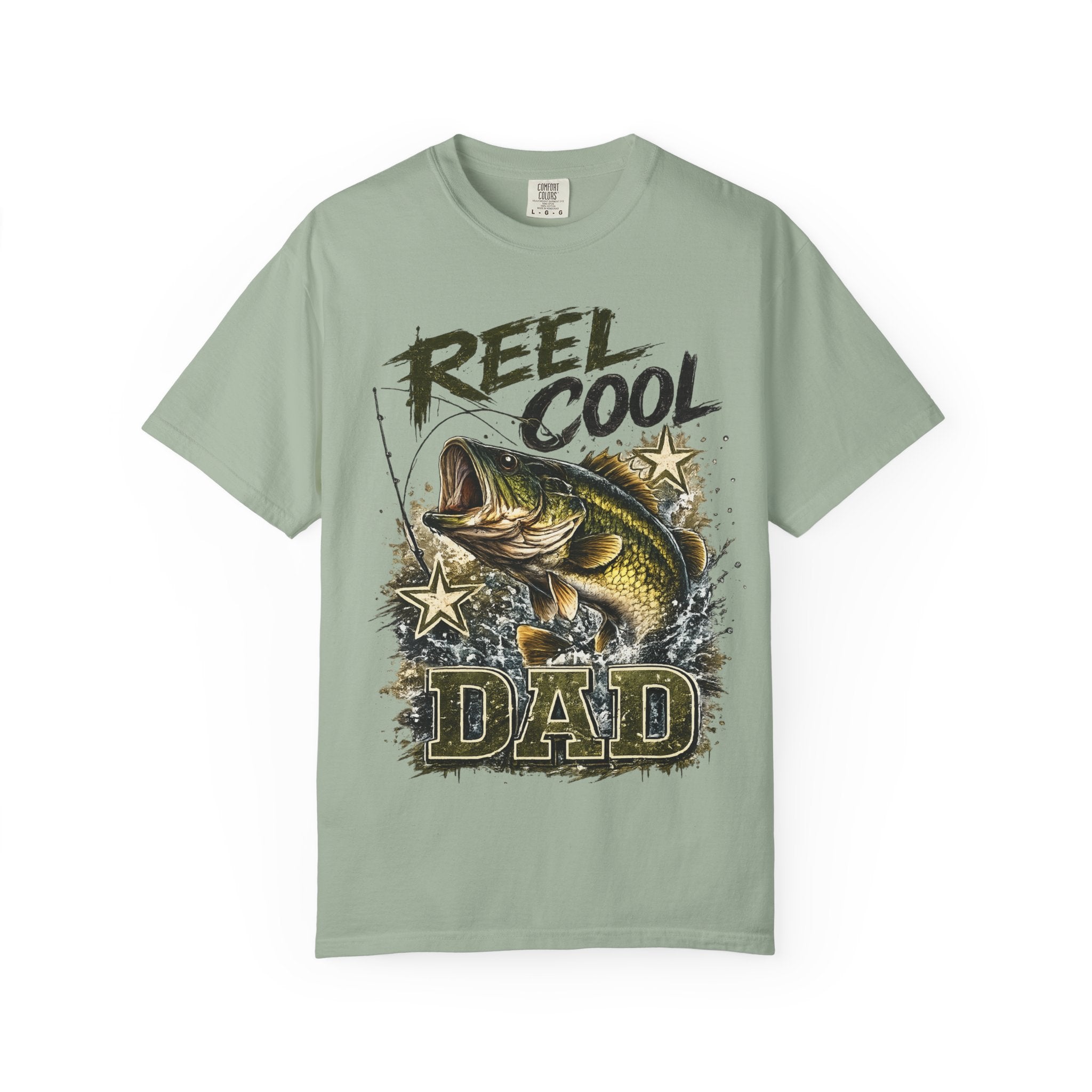 Reel Cool Dad T-Shirt — Bass Fishing Graphic Tee for Fisherman Fathers