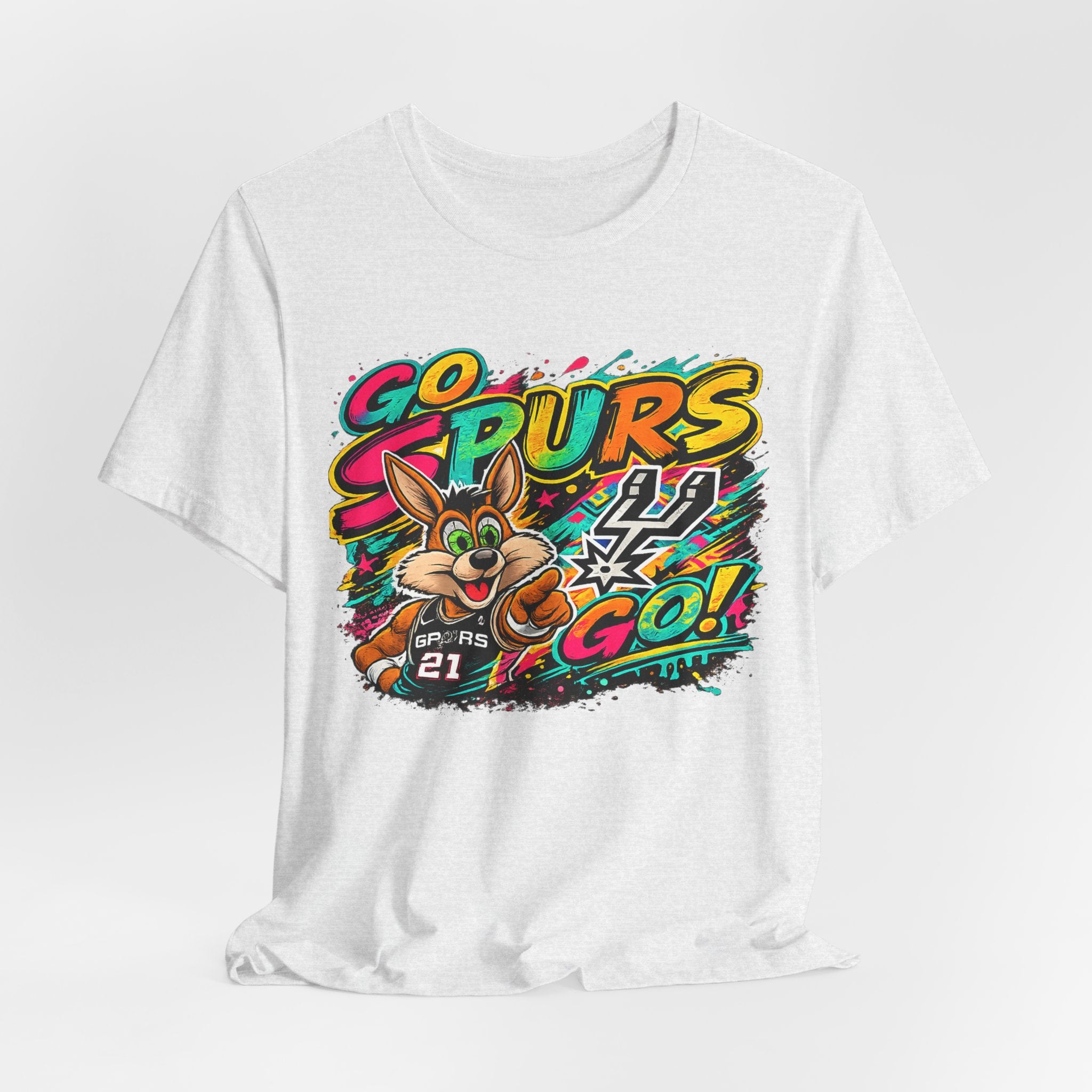 Spurs Mascot 'Go Spurs Go!' Graphic T-Shirt