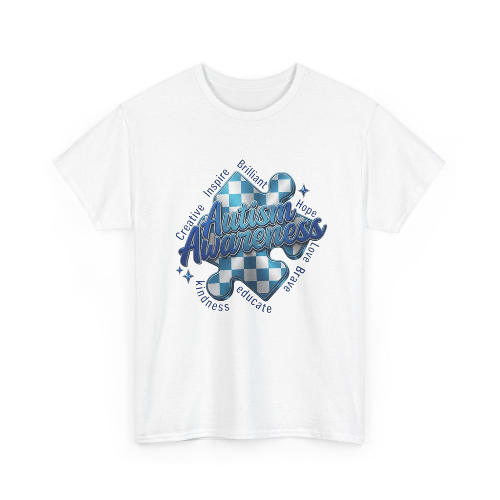 Autism Awareness Puzzle Tee — Celebrate, Educate, Support