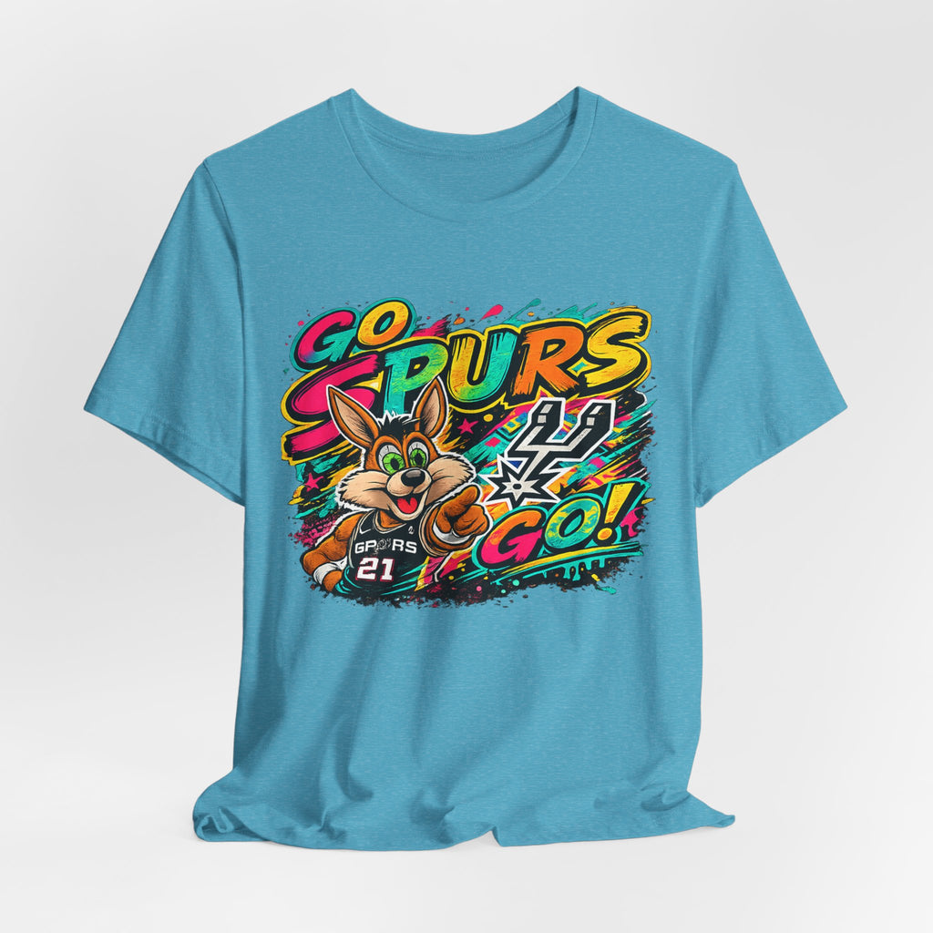 Spurs Mascot 'Go Spurs Go!' Graphic T-Shirt
