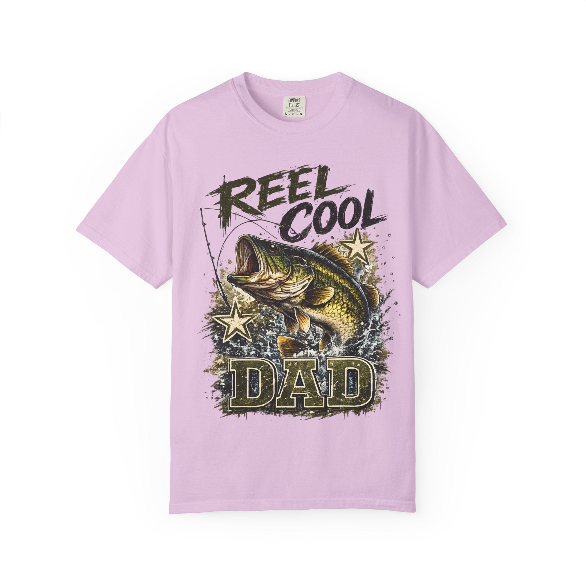 Reel Cool Dad T-Shirt — Bass Fishing Graphic Tee for Fisherman Fathers