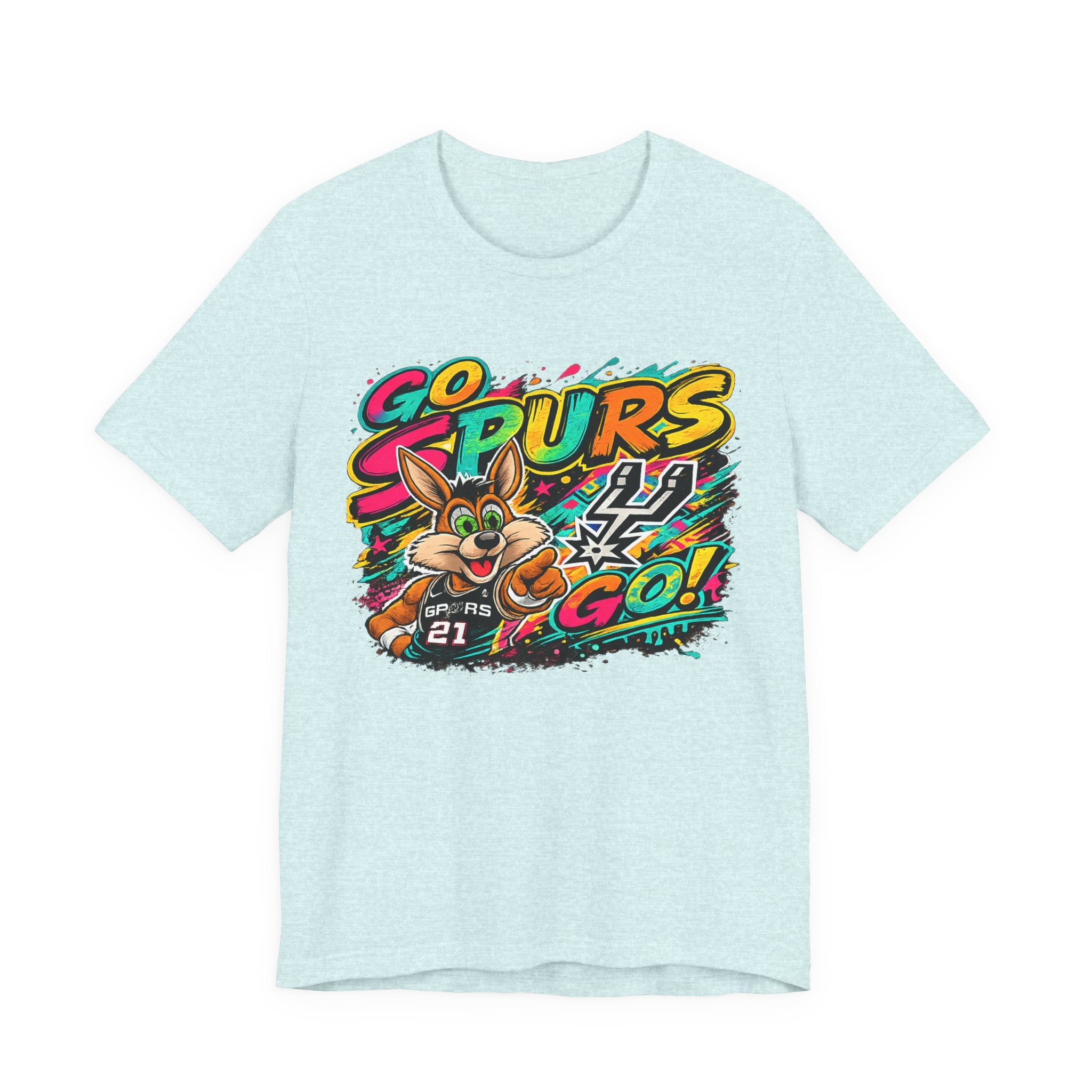 Spurs Mascot 'Go Spurs Go!' Graphic T-Shirt
