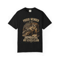 T-Shirt — "Proud Member of the Just Resting My Eyes Club" Racoon Novelty Tee