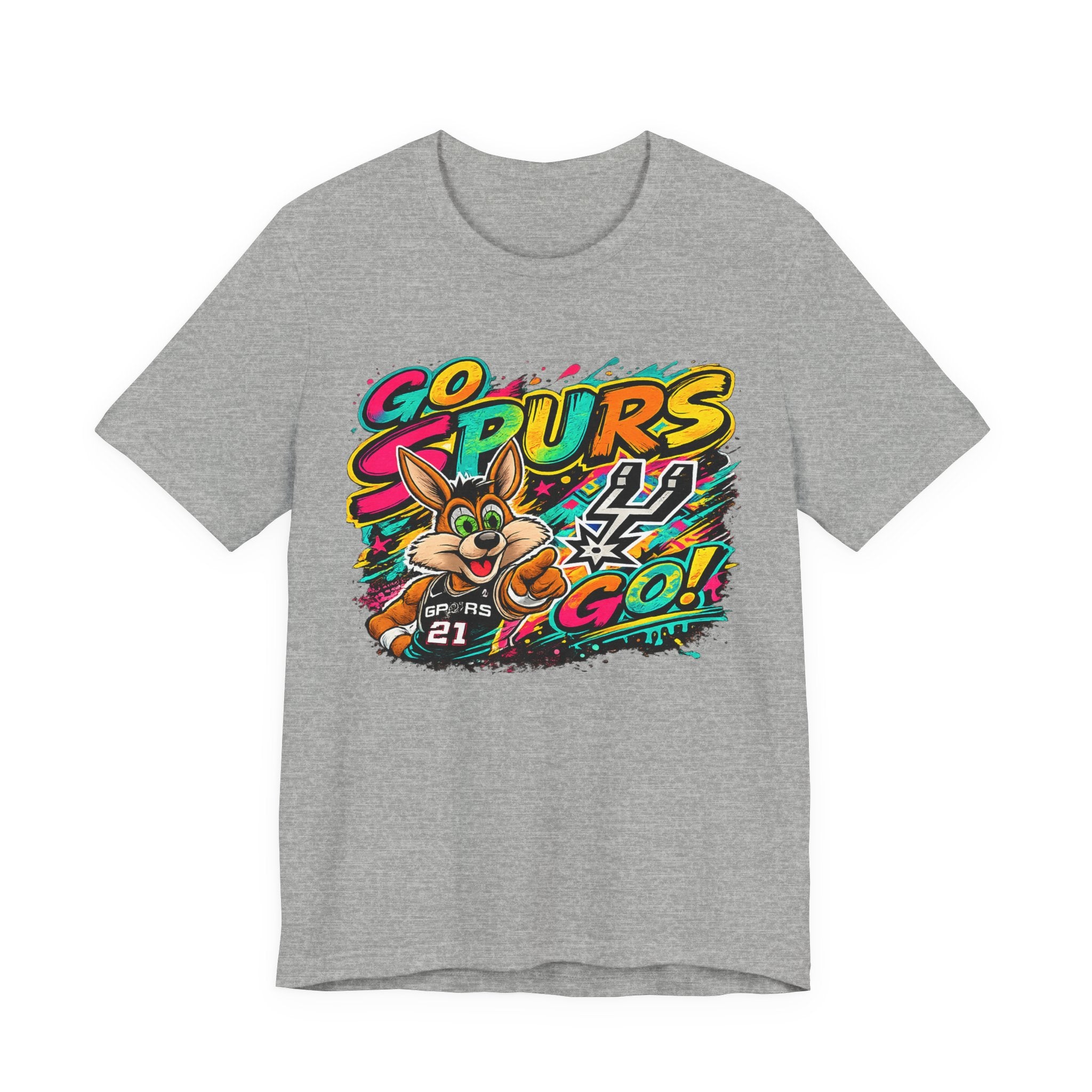 Spurs Mascot 'Go Spurs Go!' Graphic T-Shirt