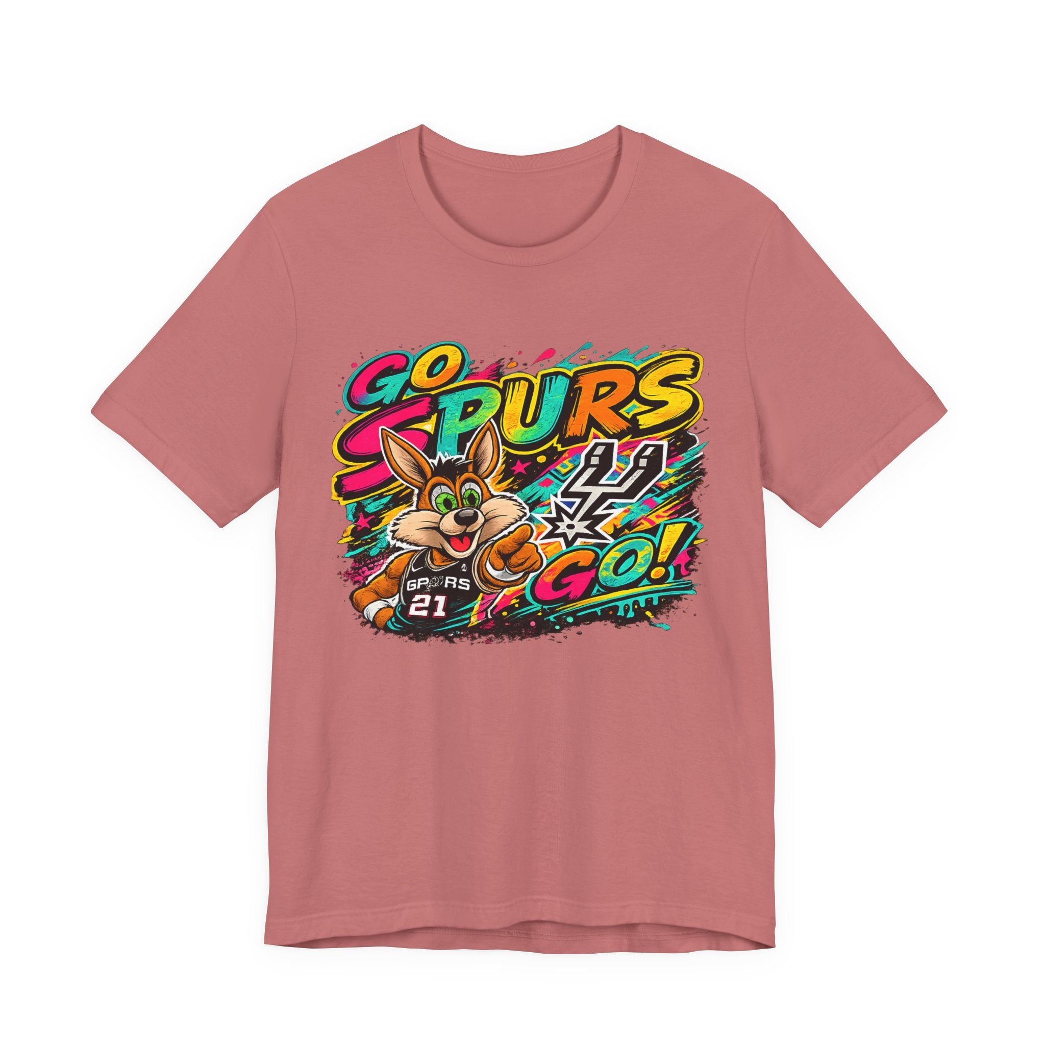 Spurs Mascot 'Go Spurs Go!' Graphic T-Shirt