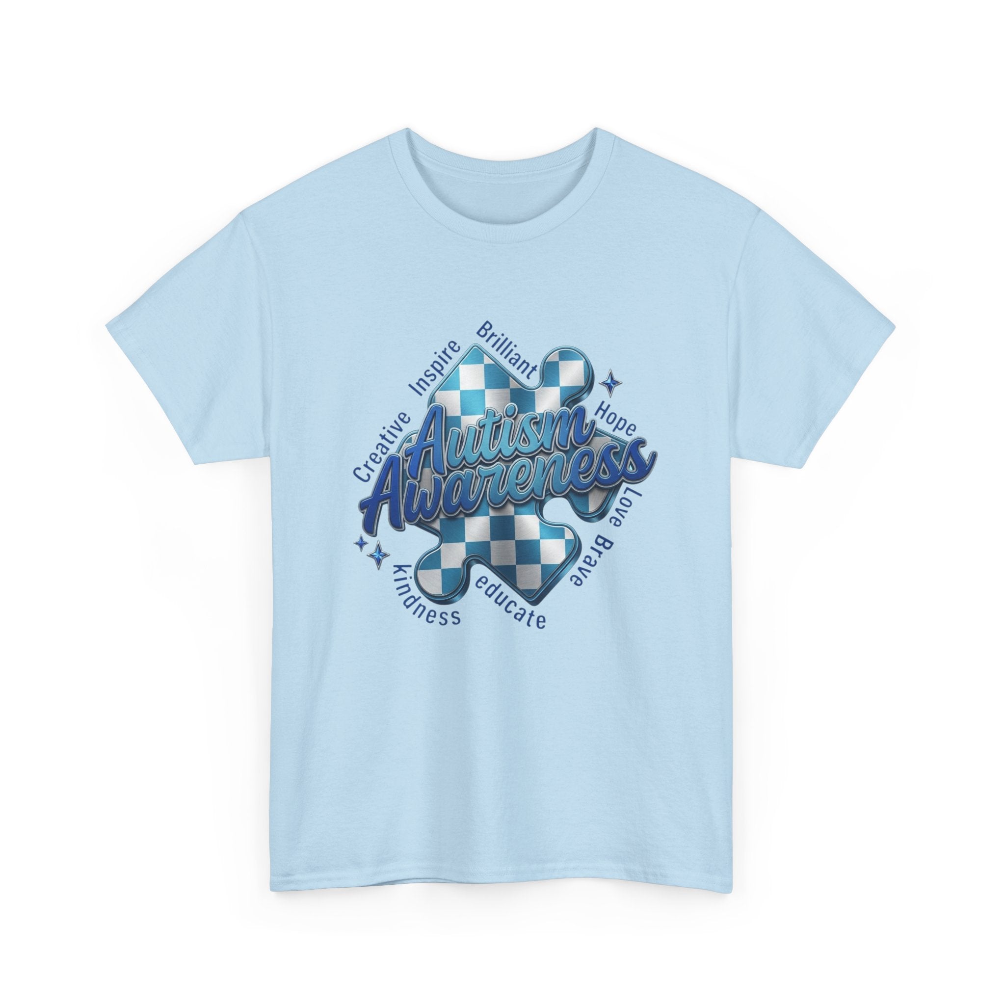 Autism Awareness Puzzle Tee — Celebrate, Educate, Support