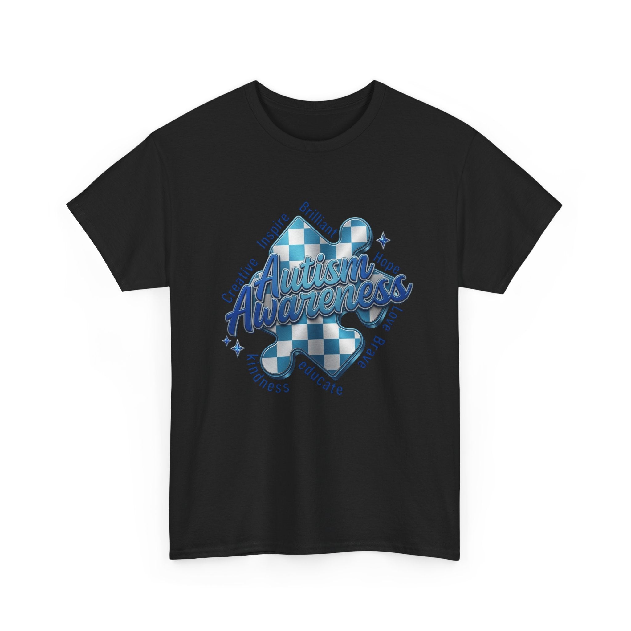 Autism Awareness Puzzle Tee — Celebrate, Educate, Support