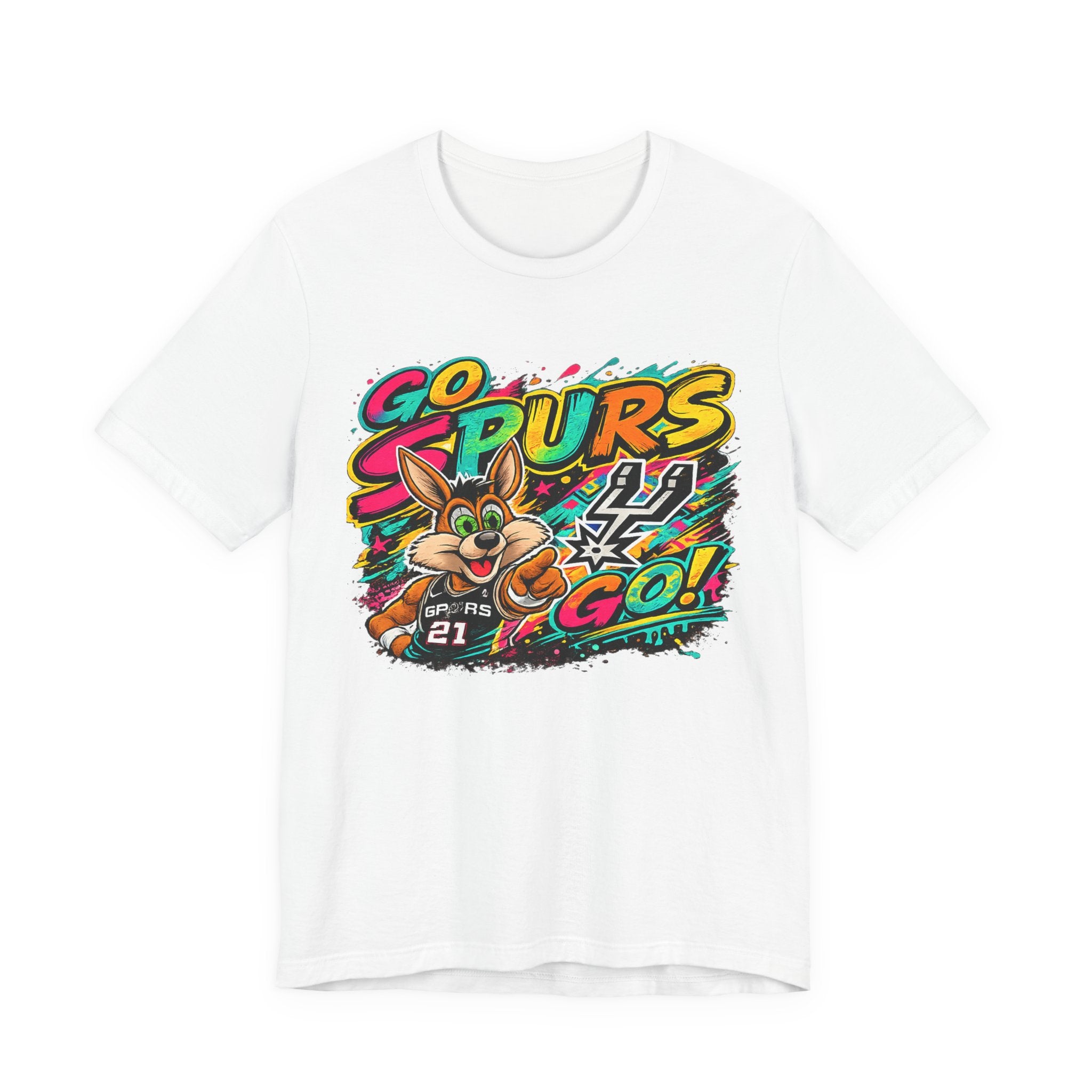 Spurs Mascot 'Go Spurs Go!' Graphic T-Shirt