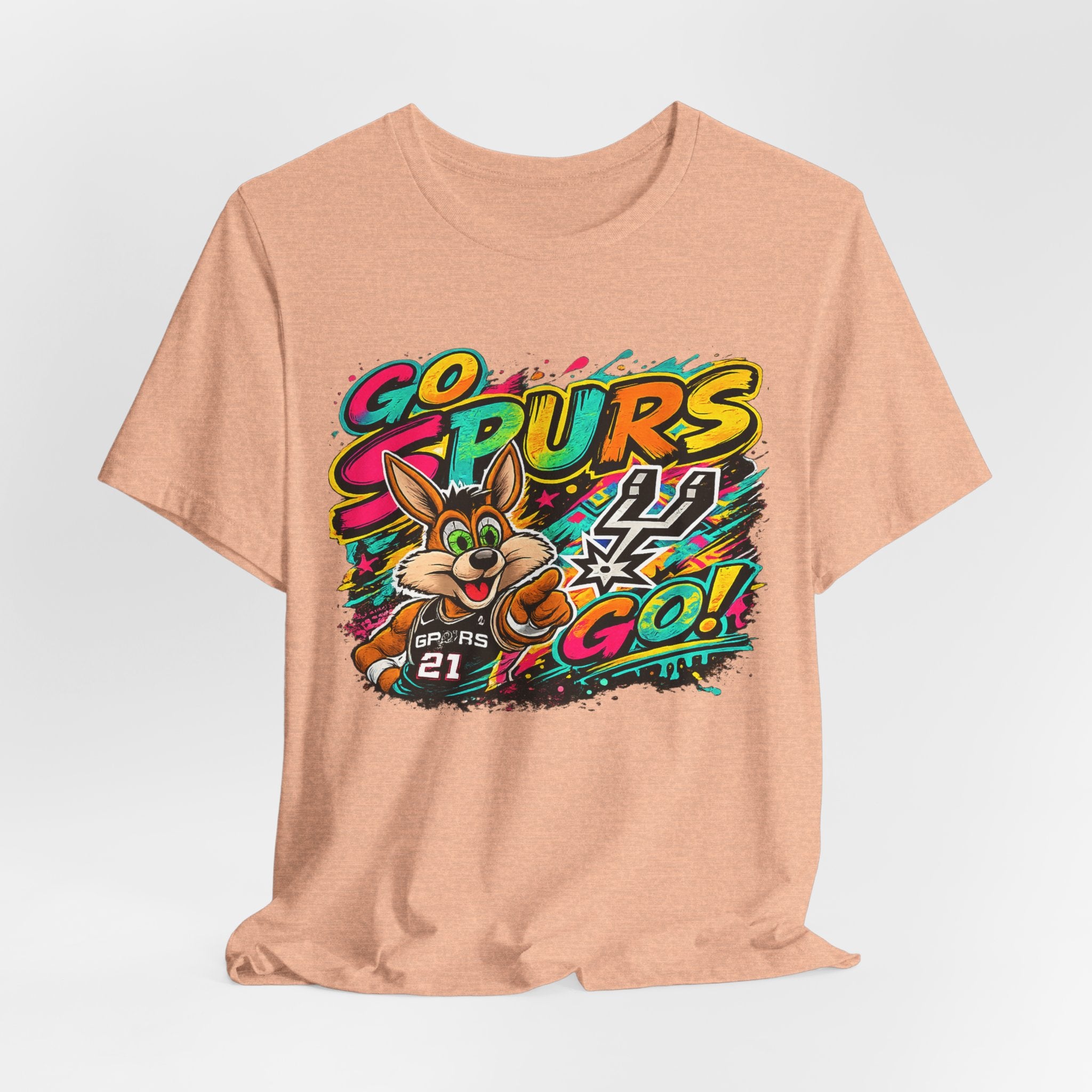 Spurs Mascot 'Go Spurs Go!' Graphic T-Shirt