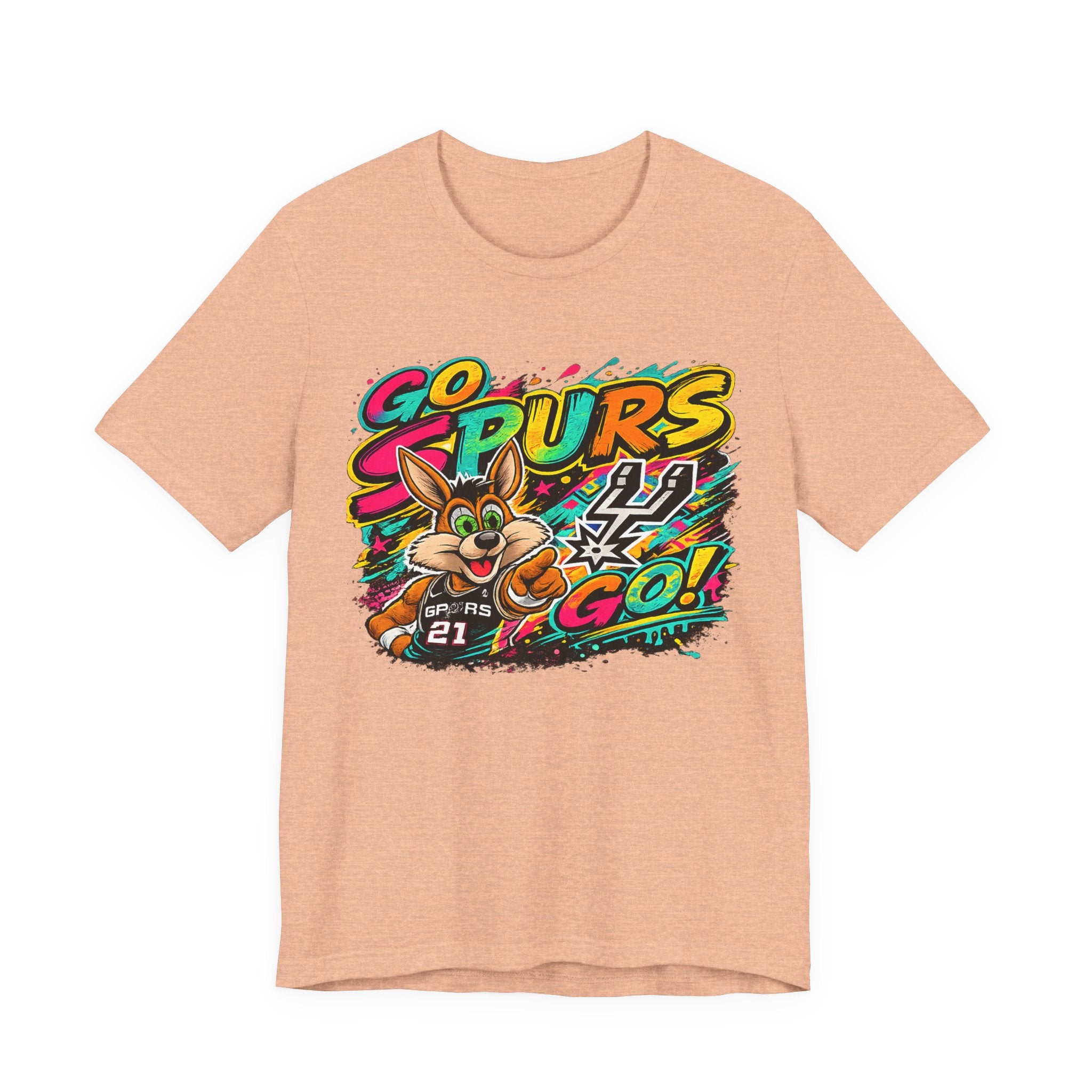 Spurs Mascot 'Go Spurs Go!' Graphic T-Shirt