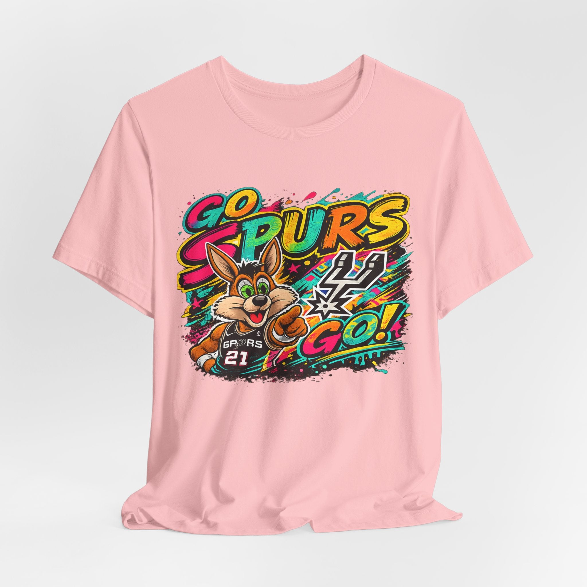 Spurs Mascot 'Go Spurs Go!' Graphic T-Shirt