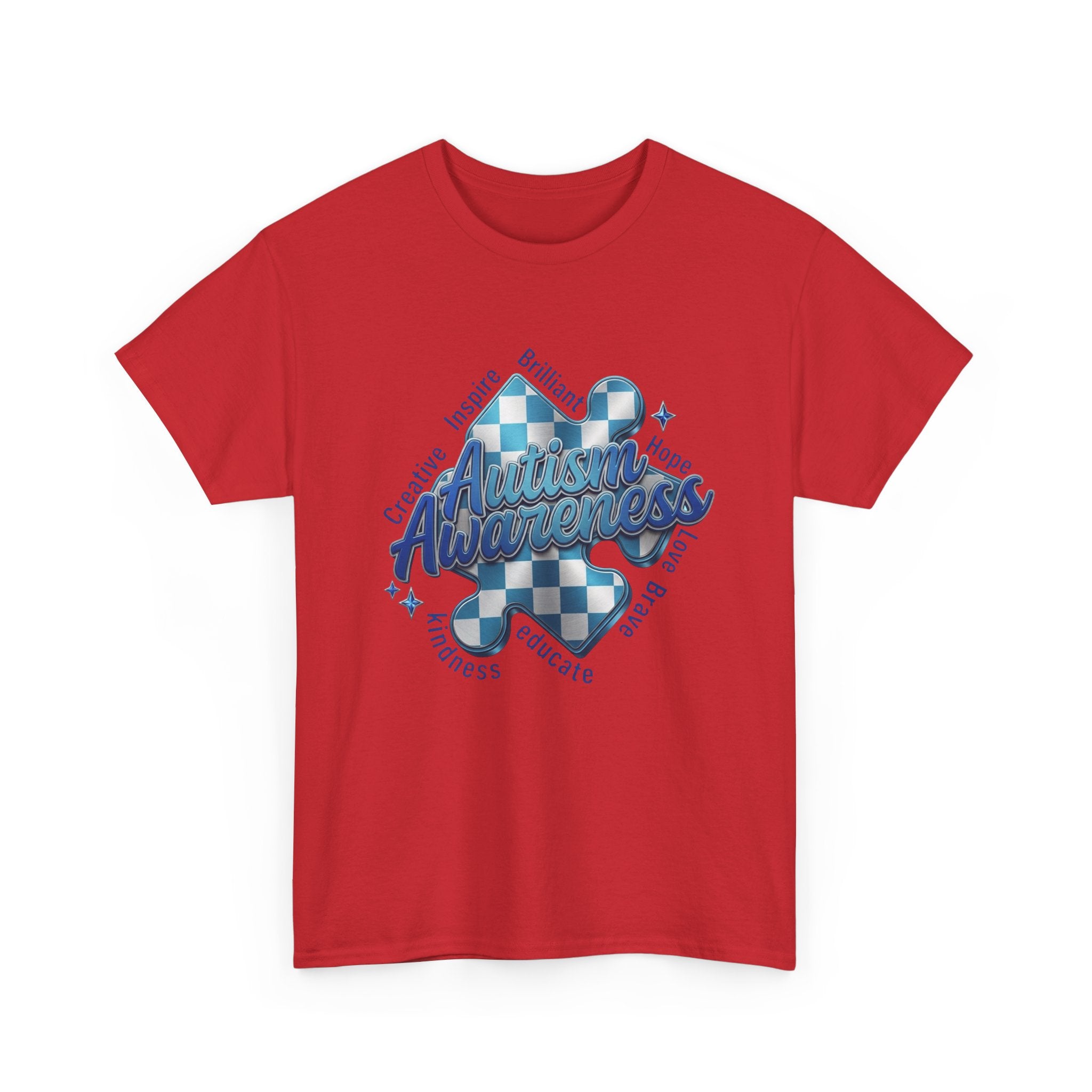 Autism Awareness Puzzle Tee — Celebrate, Educate, Support