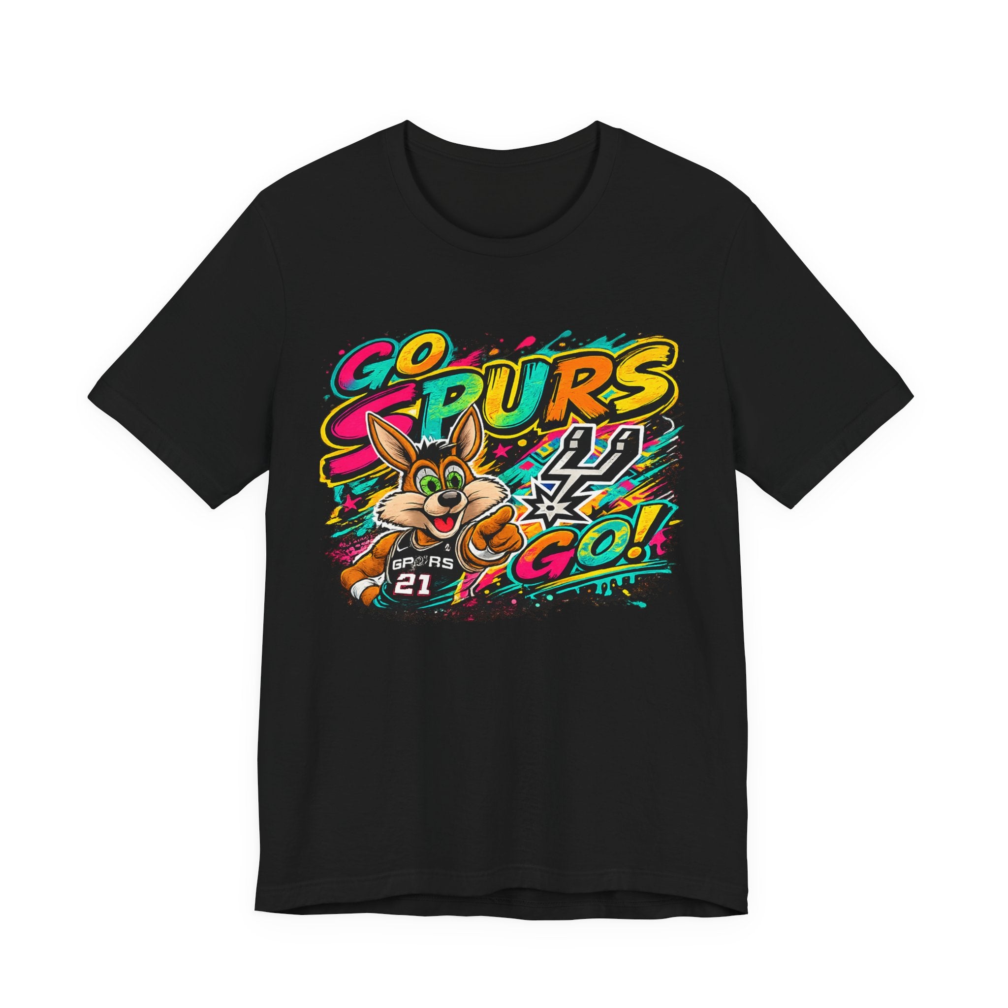 Spurs Mascot 'Go Spurs Go!' Graphic T-Shirt