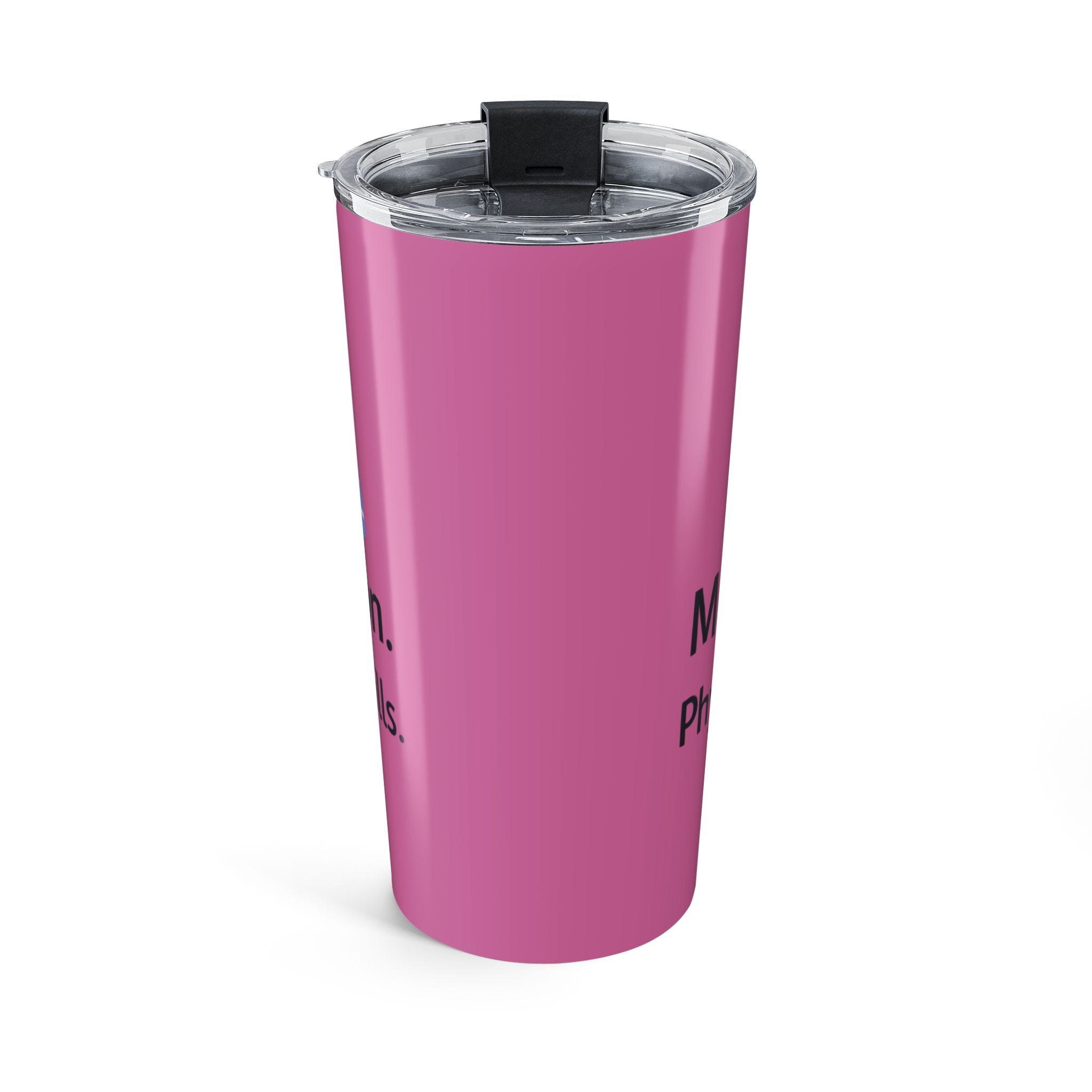 20oz Pink Beach Tumbler "Mentally on Vacation... Still Paying"